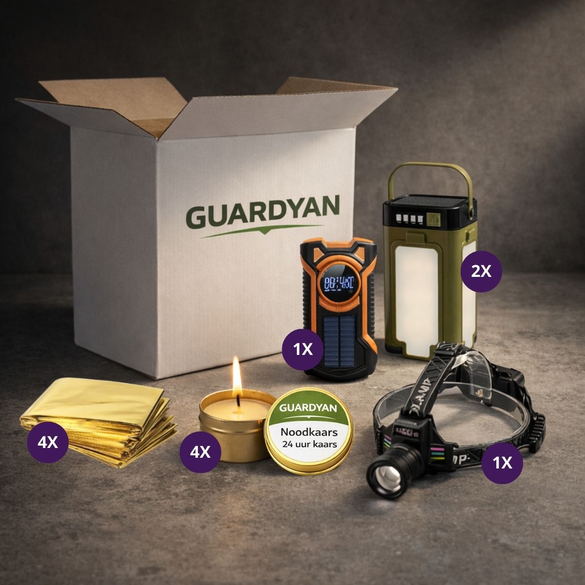 Guardyan® Alles-in-Één Noodpakket Voor Thuis