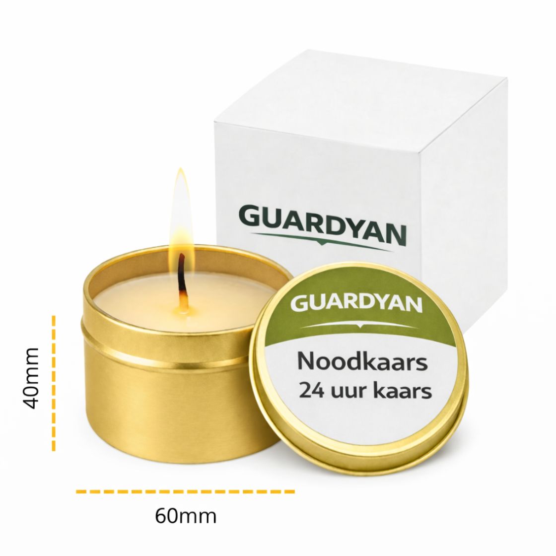 Noodkaarsen - 8 Stuks