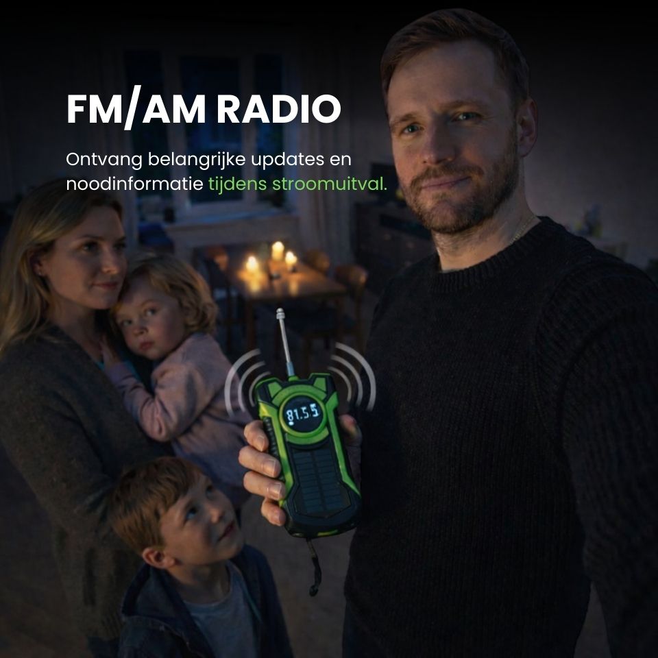 Guardyan® Draagbare noodradio