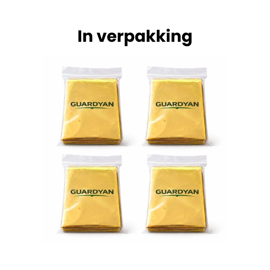 Nooddeken - 4 stuks