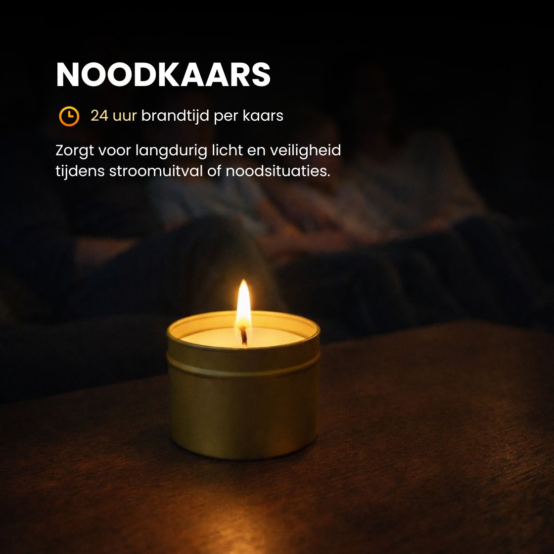 Noodkaarsen - 8 Stuks