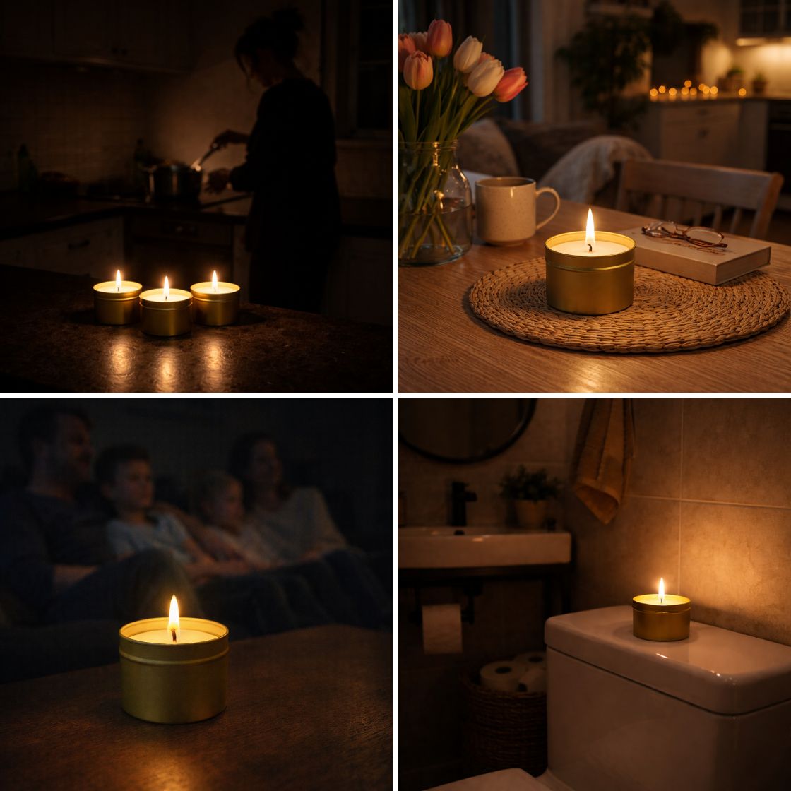 Noodkaarsen - 8 Stuks