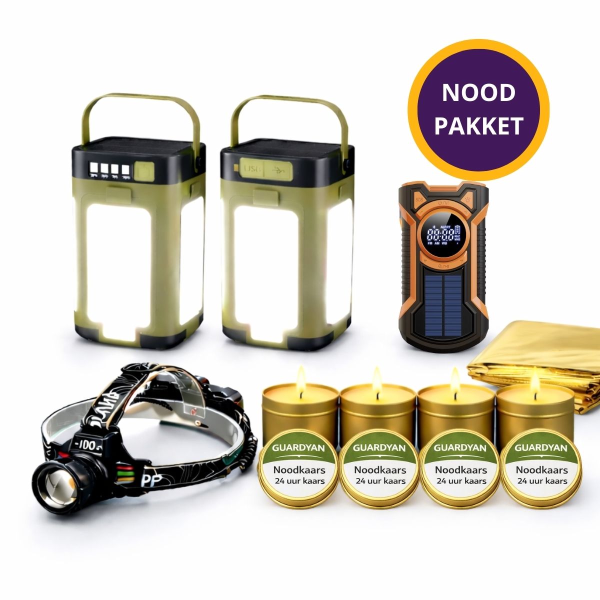 Guardyan® Alles-in-Één Noodpakket Voor Thuis