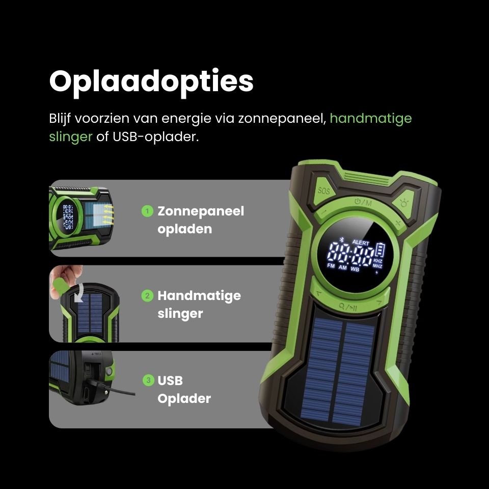 Guardyan® Draagbare noodradio
